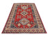 4x6 Red Kuba Afghan Hand Knotted Wool Area Rug